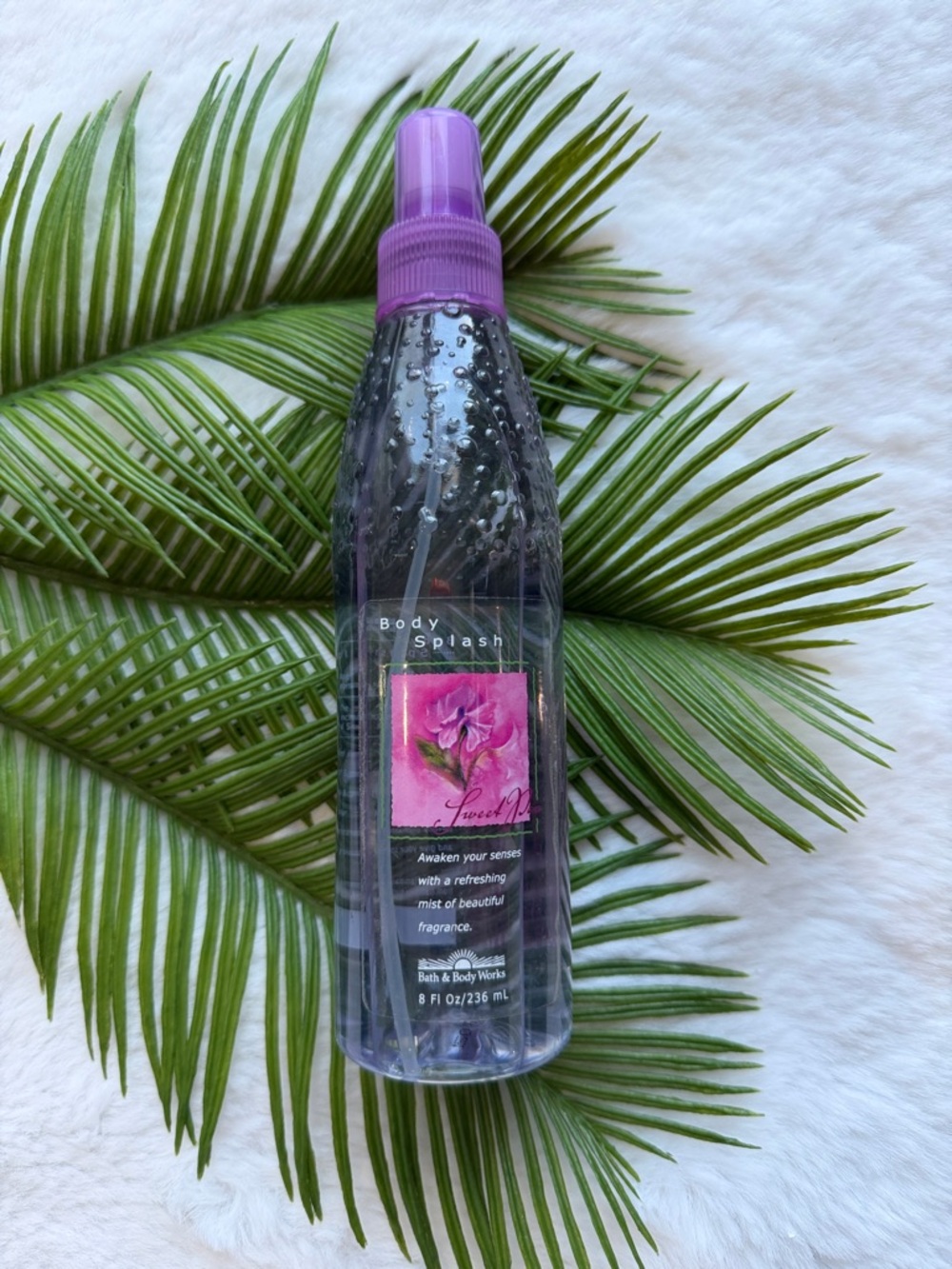 Vintage Bath & Body Works Purple Sweet Pea Body Splash Mist